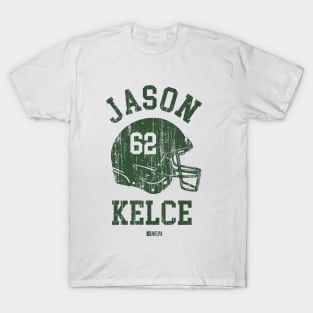 Jason Kelce Philadelphia Helmet Font T-Shirt